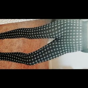 Gingham leggings
